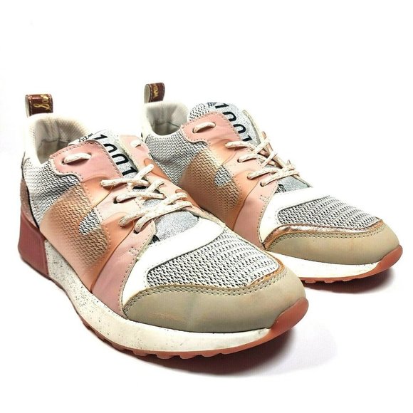 Sam Edelman Darsie Jogger Womens 9.5M Low Top Platform Chunky Sneakers Rose - Picture 6 of 11